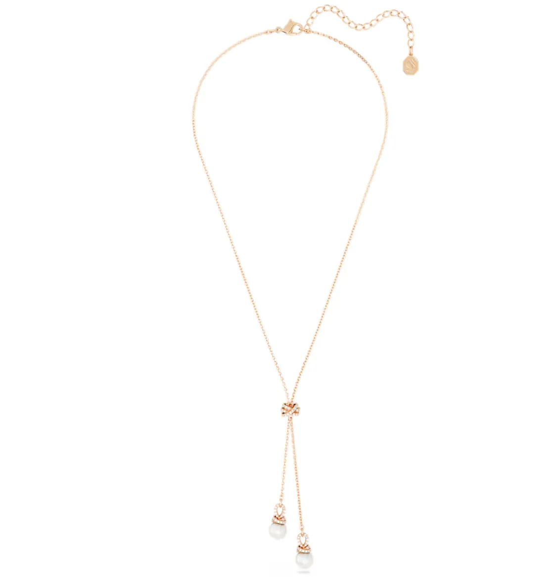 Swarovski Jewellery Originally White, Rosegold Y Pendant