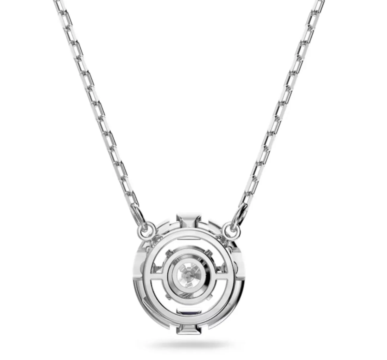 Swarovski Jewellery Sparkling Dance Round Necklace in Silver