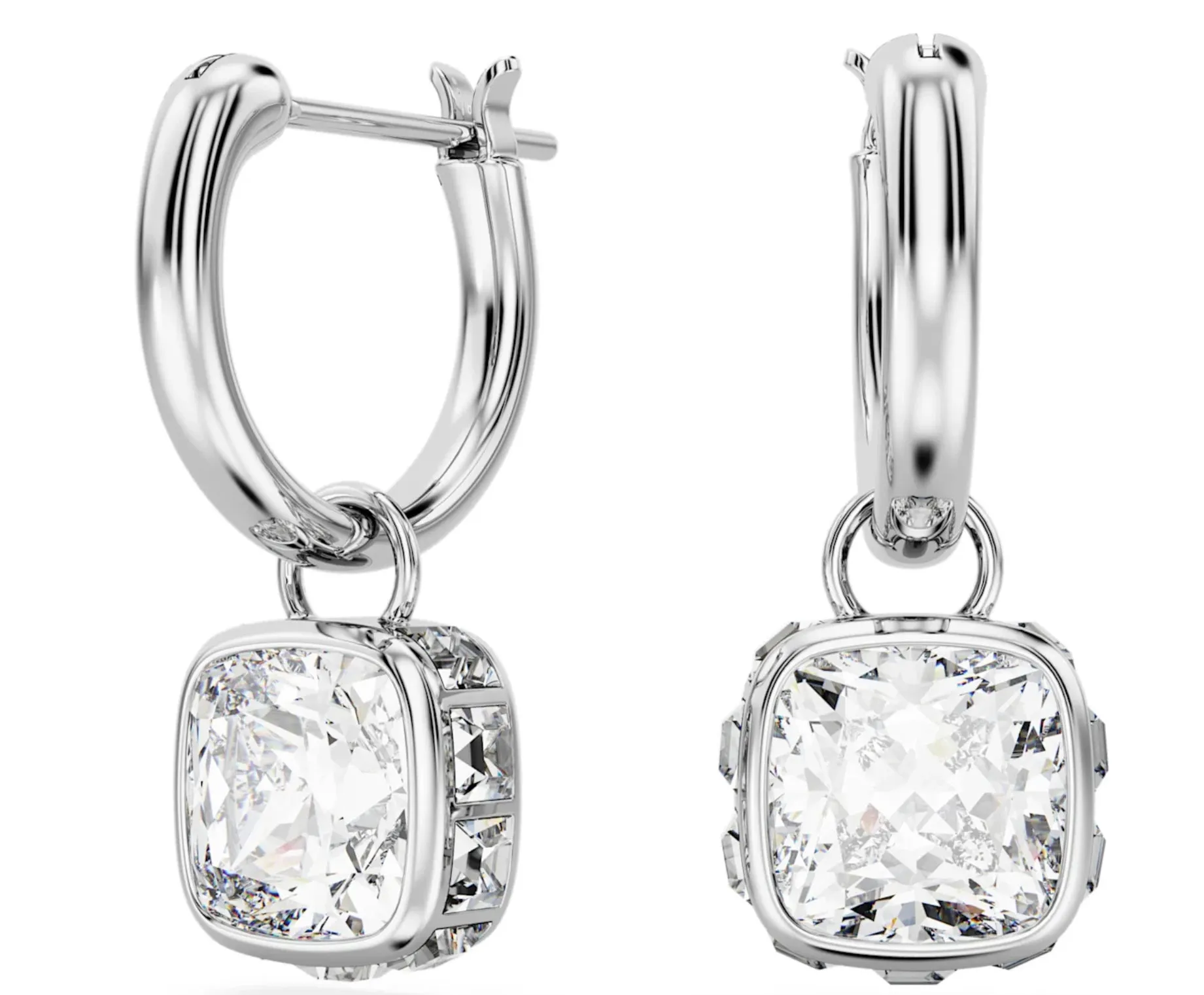 Swarovski Jewellery Stilla Silver Hoop Earrings