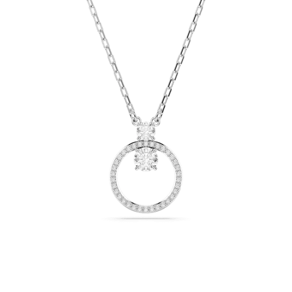 Swarovski Jewellery Swarovski Constella Rhodium Plated Pave Crystal Necklace
