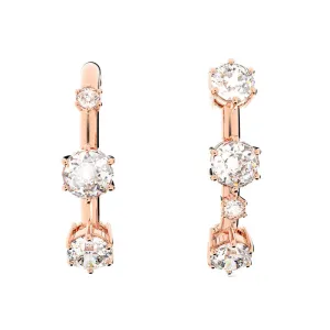 Swarovski Jewellery Swarovski Constella Rose Gold Tone Plated White Crystal Ear Cuff Earrings