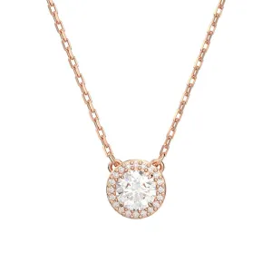 Swarovski Jewellery Swarovski Constella Rose Gold Tone Plated White Crystal Pave Pendant