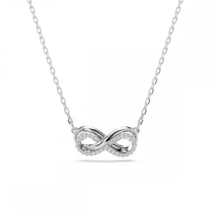 Swarovski Jewellery Swarovski Hyperbola Rhodium Plated Crystal Infinity Necklace