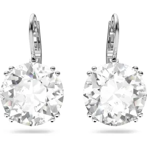 Swarovski Jewellery Swarovski Millenia Rhodium Plated White Crystal Round Drop Earrings