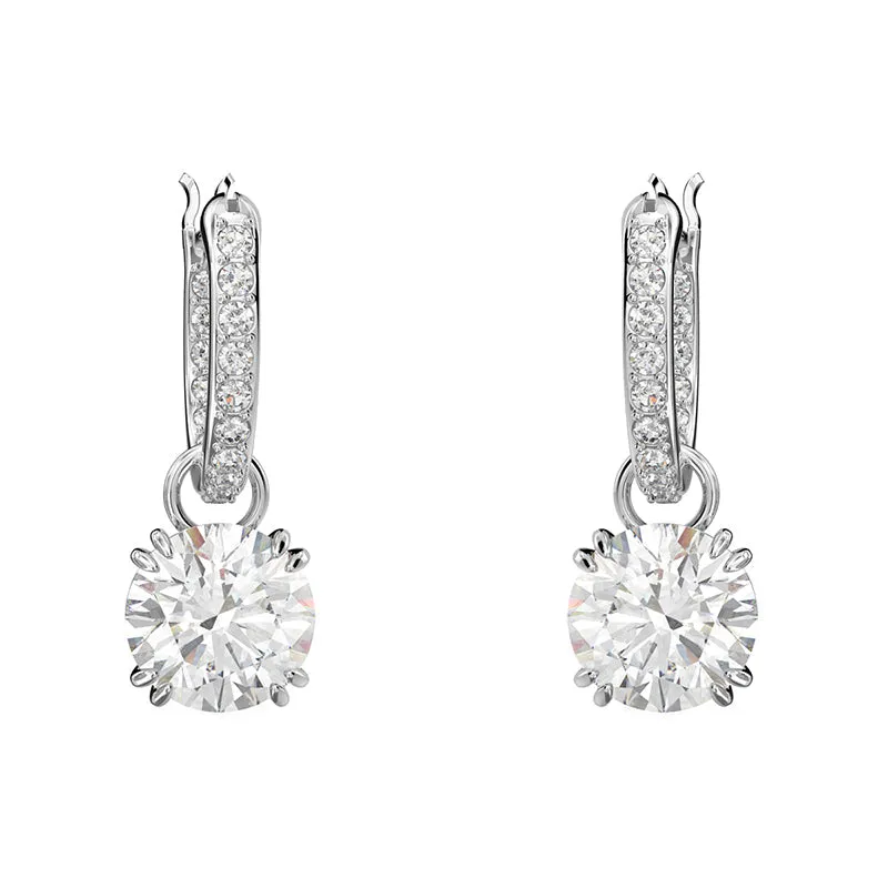 Swarovski Jewellery Swarovski Stilla Rhodium Plated Crystal Earrings