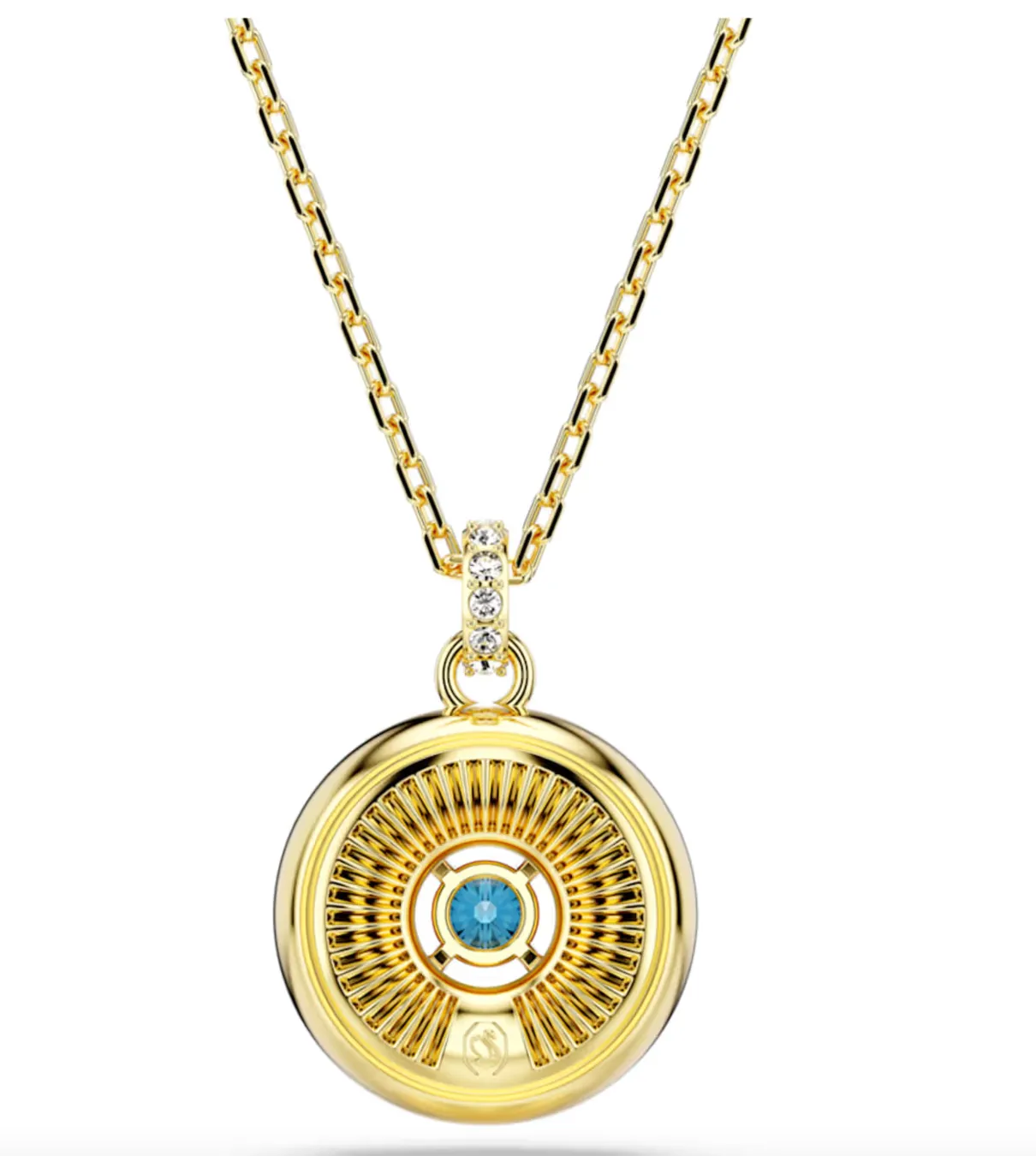 Swarovski Jewellery Symbolica Evil Eye Small Multicoloured Gold Tone Pendant