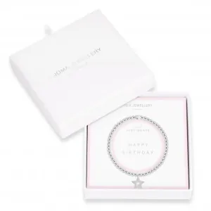 Sweet Sentiments Family Silver 17.5cm Stretch Bracelet 4275 Joma Jewellery