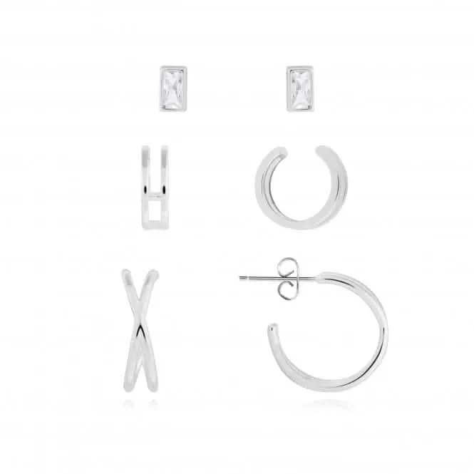 Tahlia Trio Gem Earring Cuff Pack 4831 Joma Jewellery