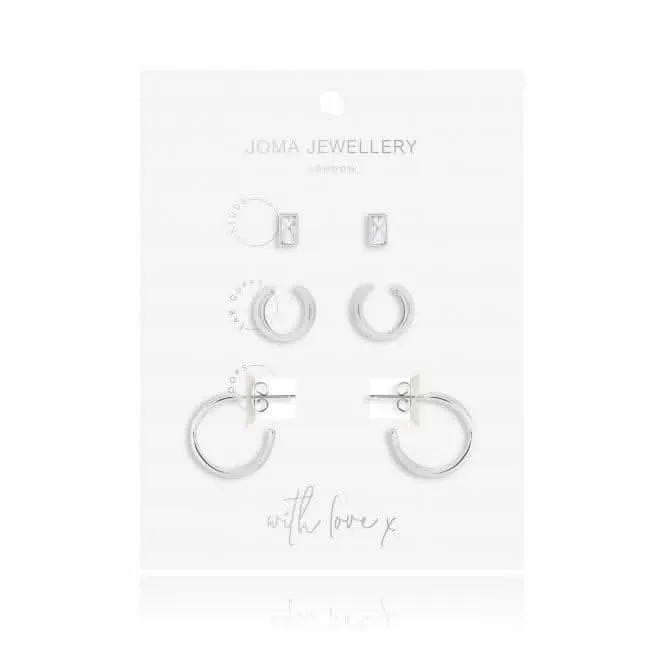Tahlia Trio Gem Earring Cuff Pack 4831 Joma Jewellery