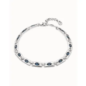 The Crown Blue Faceted Crystal Necklace Unode50 Jewelry And Accessories