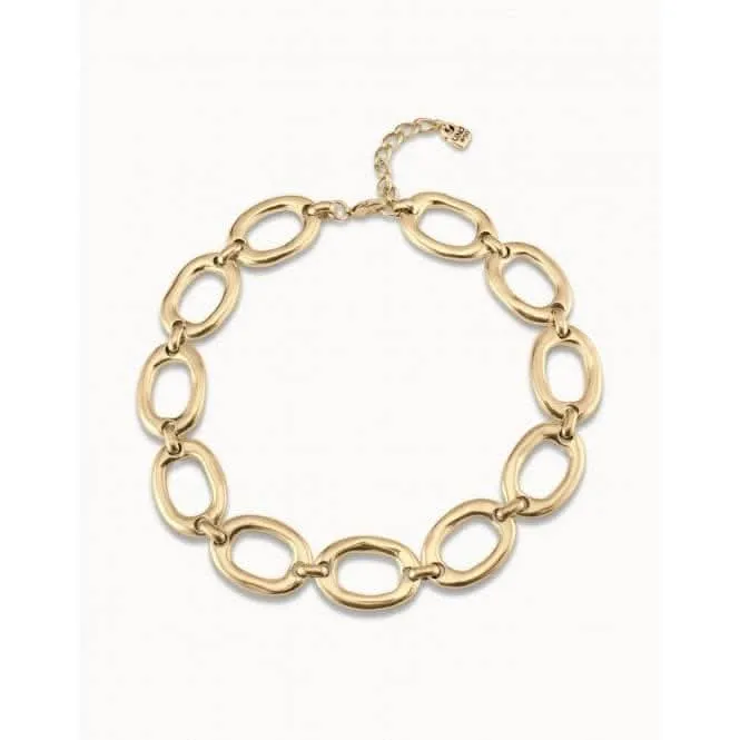 The One Golden Metal Necklace Unode50 Jewelry And Accessories