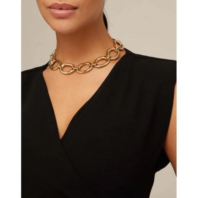 The One Golden Metal Necklace Unode50 Jewelry And Accessories