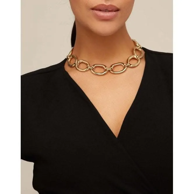 The One Golden Metal Necklace Unode50 Jewelry And Accessories