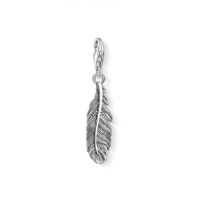 Thomas Sabo Charm Club Detailed Feather Charm 1559-637-21 Thomas Sabo Collectable Charms
