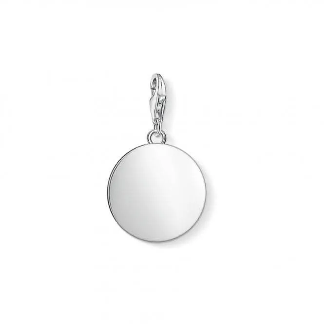 Thomas Sabo Charm Club Engravable Coin Charm 1636-001-21 Thomas Sabo Collectable Charms