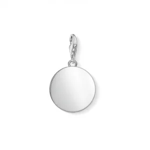 Thomas Sabo Charm Club Engravable Coin Charm 1636-001-21 Thomas Sabo Collectable Charms