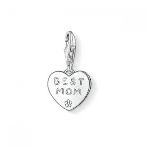 Thomas Sabo Charm Club Silver Best Mom Charm 0821-001-12 Thomas Sabo Collectable Charms