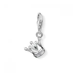Thomas Sabo Charm Club Silver Crown Charm 0887-001-12 Thomas Sabo Collectable Charms