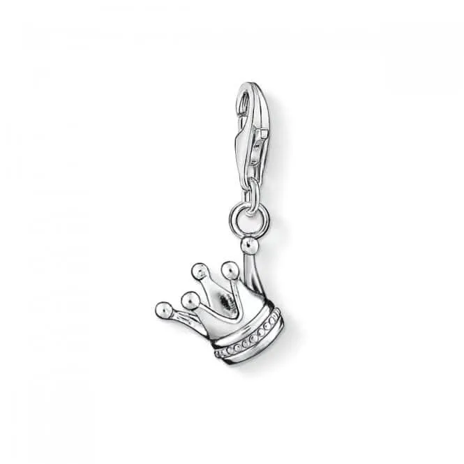 Thomas Sabo Charm Club Silver Crown Charm 0887-001-12 Thomas Sabo Collectable Charms