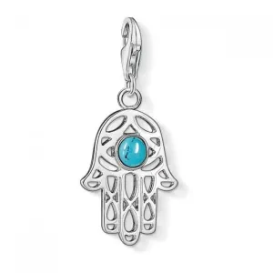 Thomas Sabo Charm Club Silver Hand Of Fatima Charm 1052-404-17 Thomas Sabo Collectable Charms