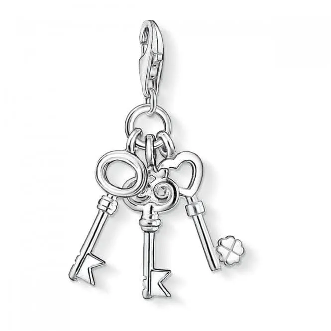 Thomas Sabo Charm Club Silver  Keys Charm 0749-001-12 Thomas Sabo Collectable Charms