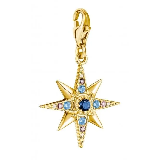 Thomas Sabo Charm Club Silver Royalty Star Charm Pendant 1714-959-7 Thomas Sabo Collectable Charms