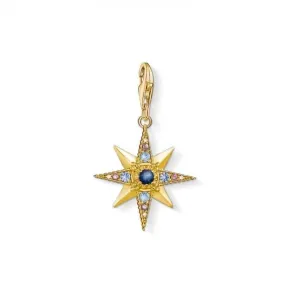 Thomas Sabo Charm Club Silver Royalty Star Charm Pendant 1714-959-7 Thomas Sabo Collectable Charms