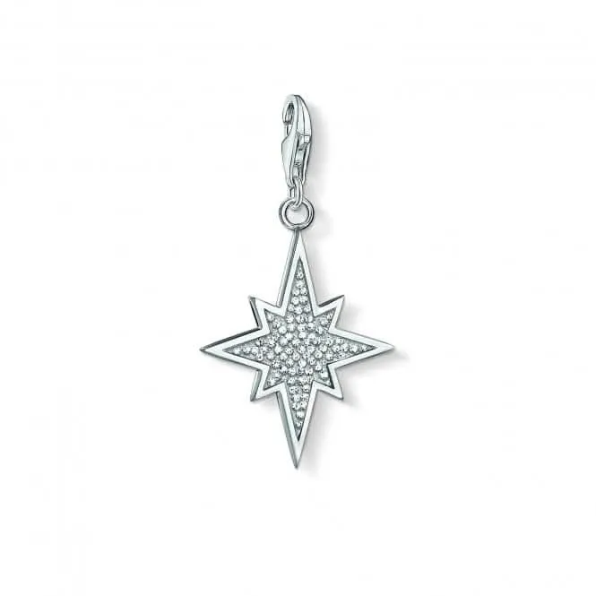 Thomas Sabo Charm Club Silver Shining Star Charm 1540-051-14 Thomas Sabo Collectable Charms