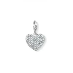Thomas Sabo Charm Club Sparkly Heart Charm 1570-051-14 Thomas Sabo Collectable Charms