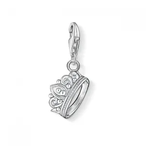 Thomas Sabo Charm Club Sterling Silver Crown Charm 1011-001-12 Thomas Sabo Collectable Charms
