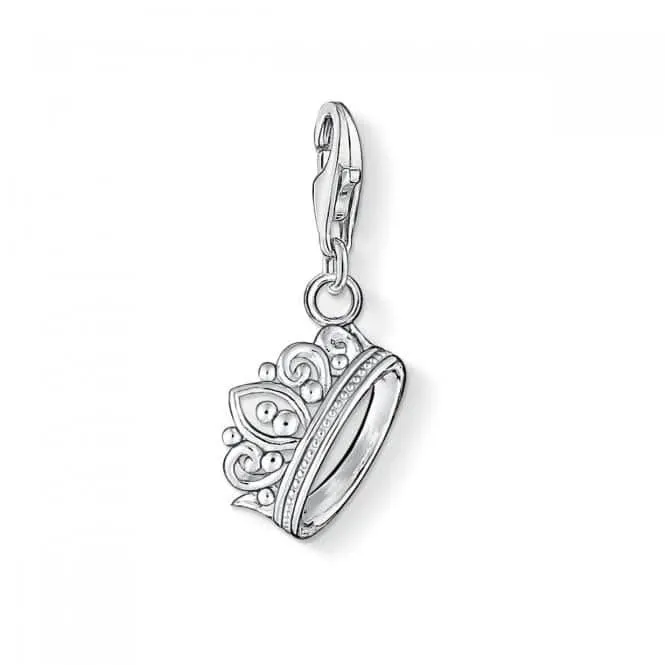 Thomas Sabo Charm Club Sterling Silver Crown Charm 1011-001-12 Thomas Sabo Collectable Charms
