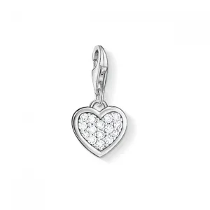 Thomas Sabo Charm Club Sterling Silver Heart Charm 0967-051-14 Thomas Sabo Collectable Charms