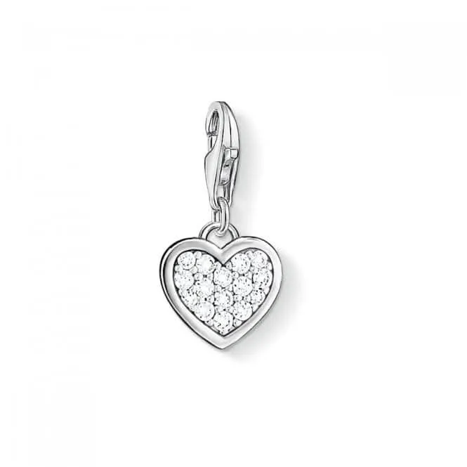 Thomas Sabo Charm Club Sterling Silver Heart Charm 0967-051-14 Thomas Sabo Collectable Charms