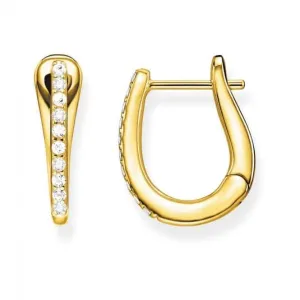 Thomas Sabo Classic Gold Hoop Earrings CR629-414-14 Thomas Sabo Earrings