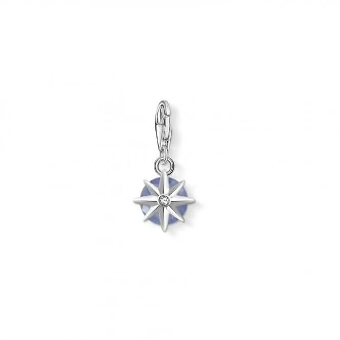 Thomas Sabo Dumortierite December Birthstone Charm 1782-624-1 Thomas Sabo Collectable Charms