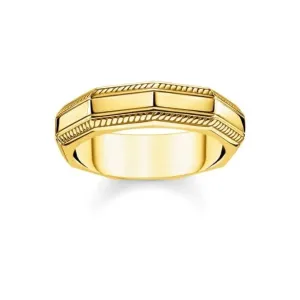 Thomas Sabo Gold Angular Band Ring TR2276-413-39 Thomas Sabo Rings