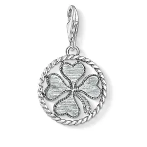 Thomas Sabo Jewellery Thomas Sabo Charm Club Oxidised Clover Disc - CC1759