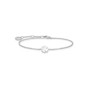 Thomas Sabo Jewellery Thomas Sabo Charm Club Sterling Silver Cloverleaf Bracelet