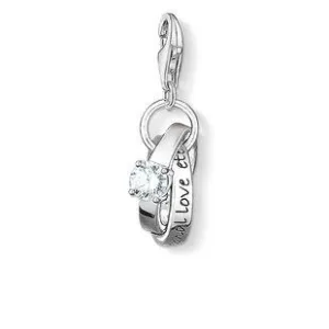 Thomas Sabo Jewellery Thomas Sabo Charm Club Sterling Silver Cubic Zirconia Wedding Rings Charm