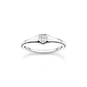 Thomas Sabo Jewellery Thomas Sabo Charm Club Sterling Silver Heart Ring