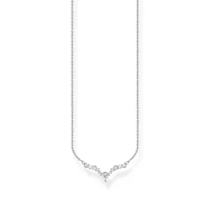 Thomas Sabo Jewellery Thomas Sabo Charm Club Sterling Silver Ice Crystals Necklace