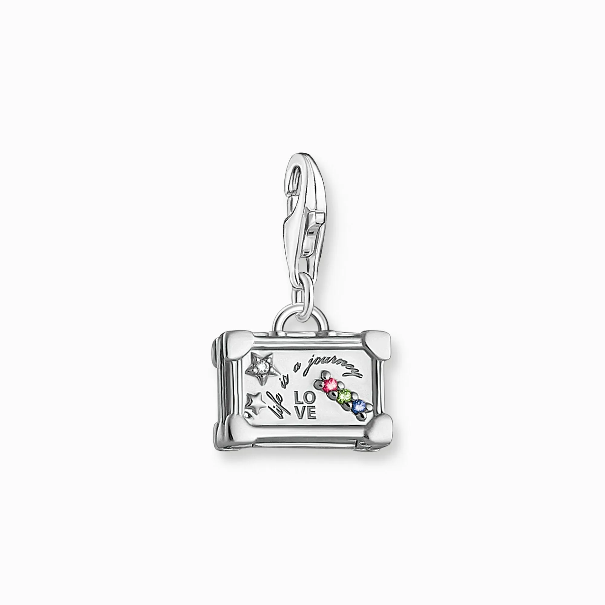 Thomas Sabo Jewellery Thomas Sabo Charm Club Sterling Silver Vintage Suitcase Charm