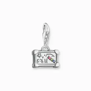 Thomas Sabo Jewellery Thomas Sabo Charm Club Sterling Silver Vintage Suitcase Charm