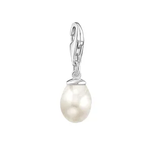 Thomas Sabo Jewellery Thomas Sabo Charmista Sterling Silver White Freshwater Pearl Charm