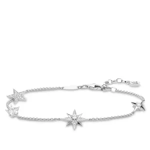 Thomas Sabo Jewellery Thomas Sabo Glam & Soul Sterling Silver CZ Magic Stars Bracelet
