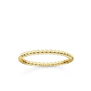 Thomas Sabo Jewellery Thomas Sabo Glam & Soul Yellow Gold Plated Sterling Silver Dots Ring