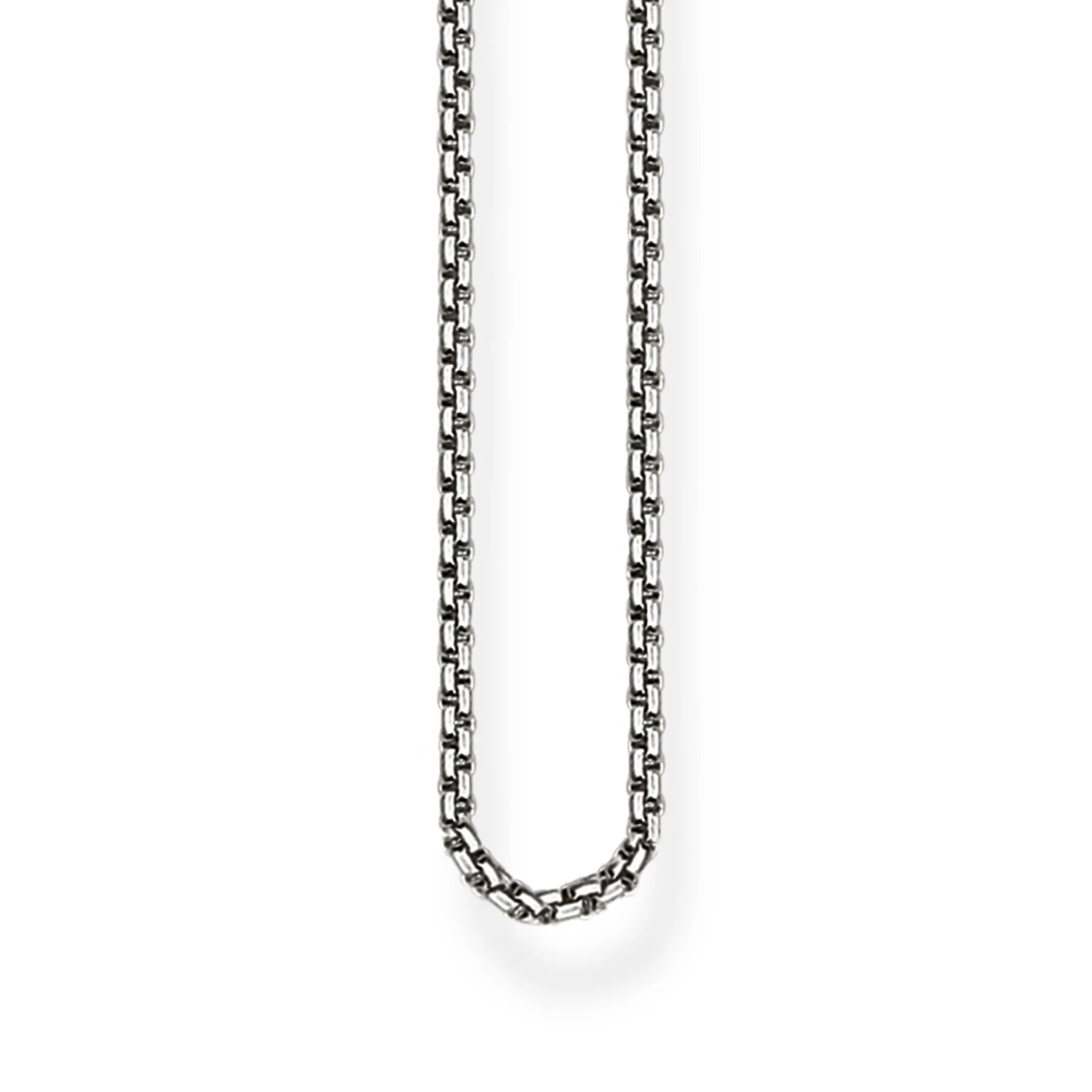 Thomas Sabo Jewellery Thomas Sabo Glam And Soul Sterling Silver Blackened Venezia Chain 50cm