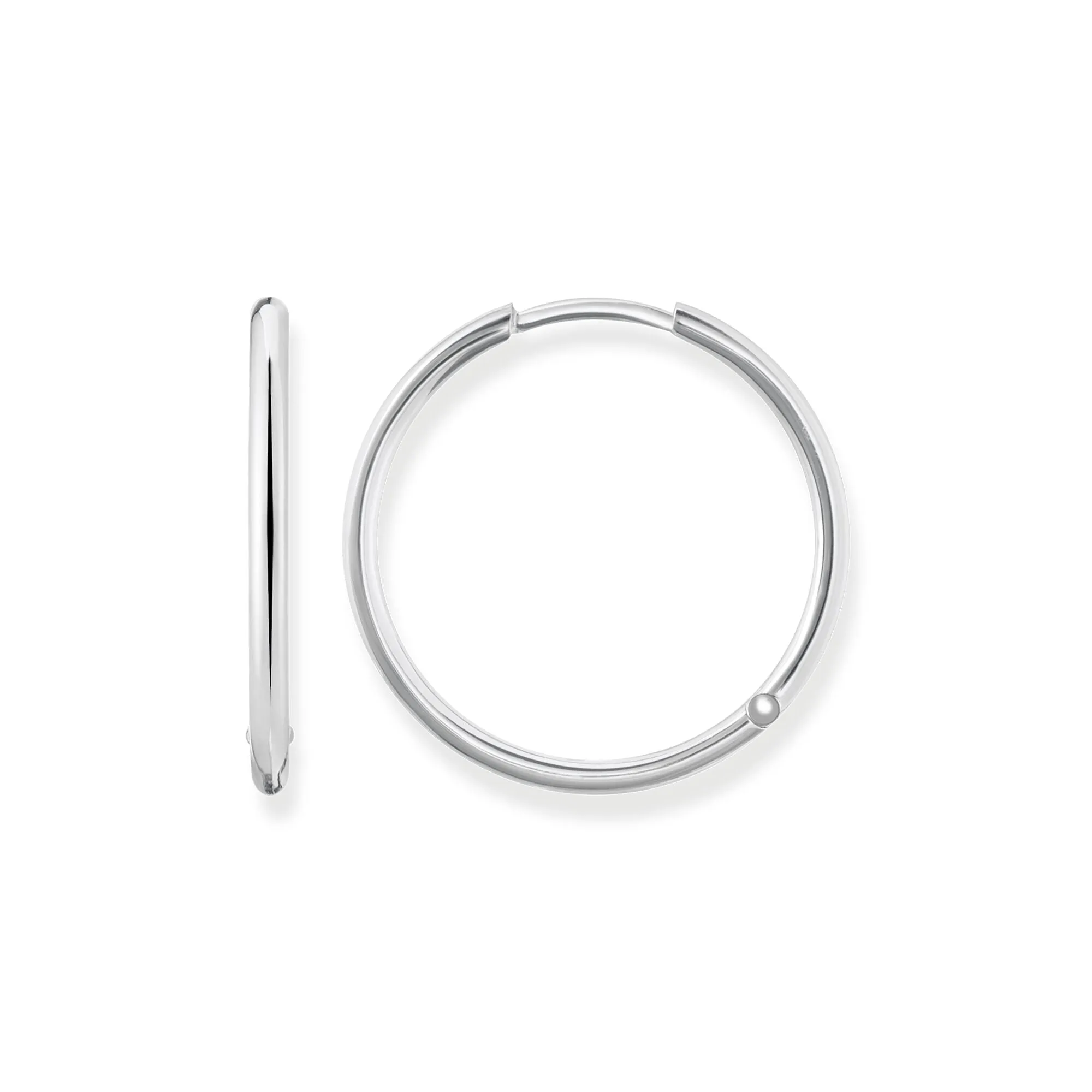 Thomas Sabo Jewellery Thomas Sabo Glam And Soul Sterling Silver Large Hoop Earrings