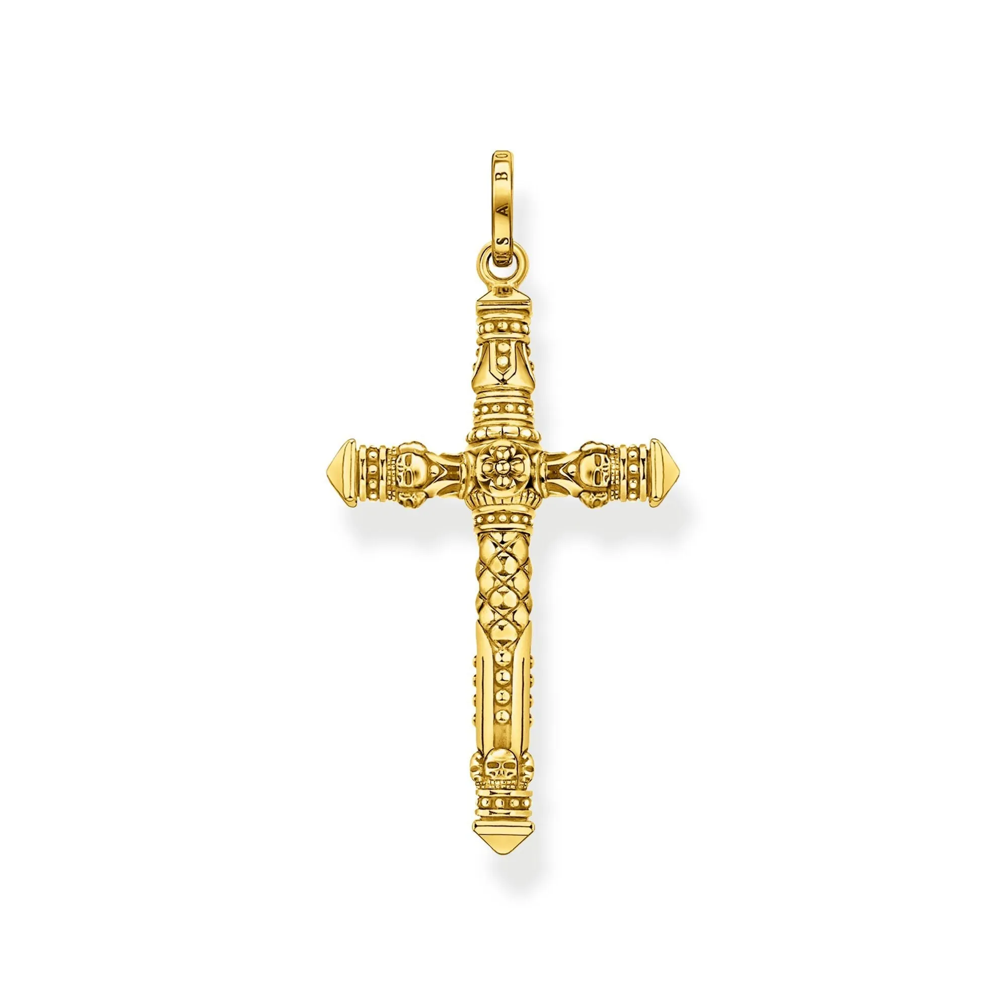 Thomas Sabo Jewellery Thomas Sabo Gold Plated Sterling Silver Cross Pendant