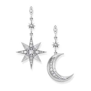 Thomas Sabo Jewellery Thomas Sabo Kingdom Star & Moon Mismatched Earrings - TH2026
